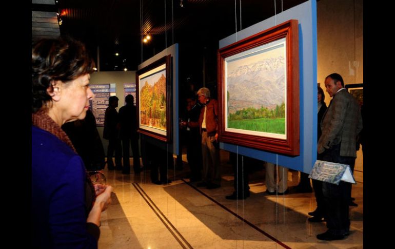 En la  exposición destacan los cuadros ''El año del Otoño'', ''La casita y los llorones'', ''Después del rayo'' y ''El Gólgota''. ARCHIVO /