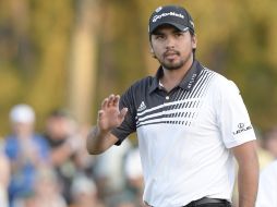 Jason Day busca ponerse la chaqueta verde el próximo domingo. EFE /