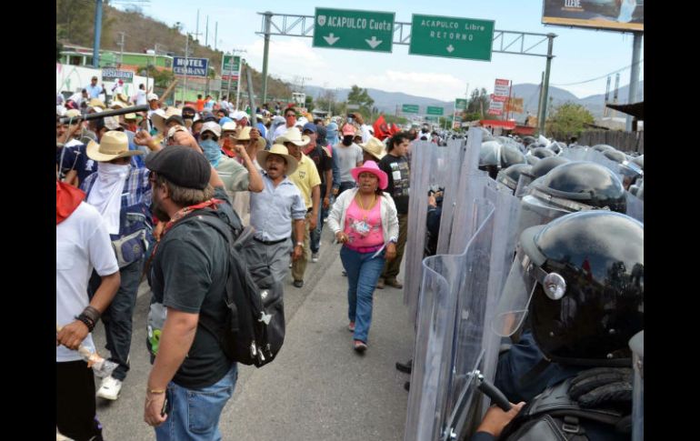 Los manifestantes aseguran que no es su intención lastimar la economía de la capital. ARCHIVO /