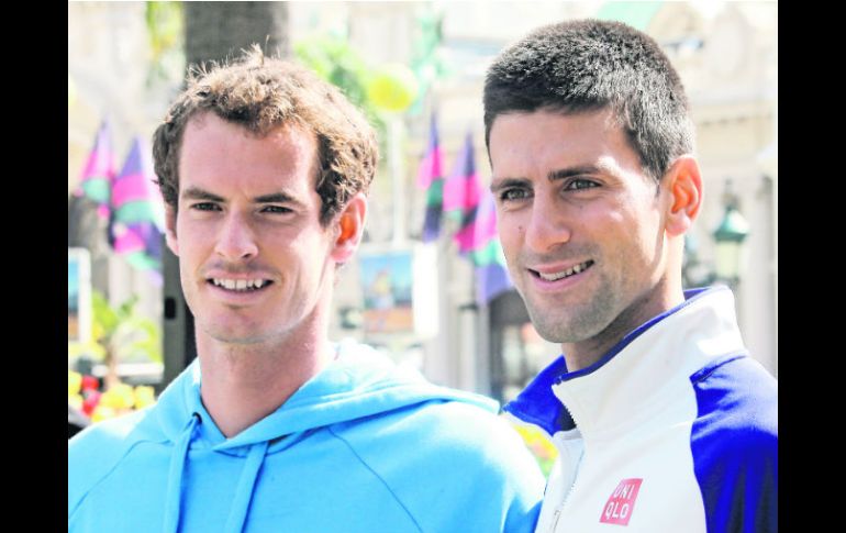 El británico Andy Murray y Novak Djokovic se presentarían como los únicos capaces de competirle a Rafael Nadal en tierra batida. AP /