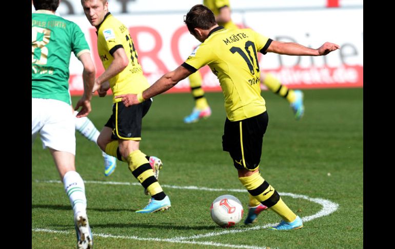 Mario Göetze, delantero del Borussia Dortmund. AFP /