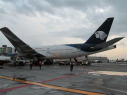 Aeroméxico afirmó que trabaja en coordinación con las autoridades españolas para conocer las causas que originaron el incidente. ARCHIVO /