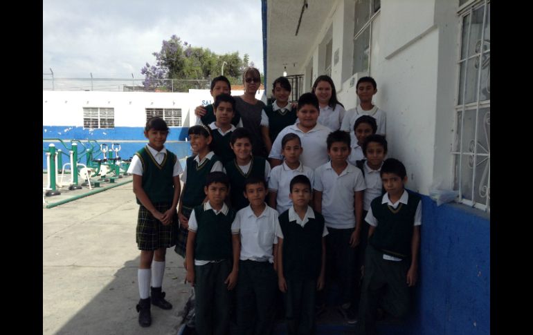 Niños de la escuela federal “Cedros del Líbano”.  /