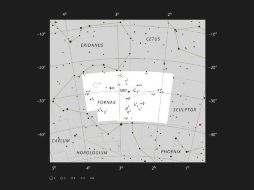 La situación de las 100 galaxias con mayor formación estelar del universo temprano, en un mapa en base a las observaciones de ALMA.  /