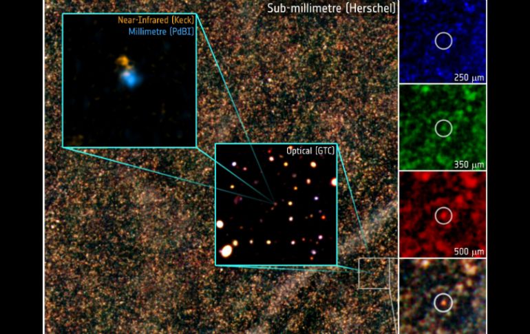 Imagen captada por el telescopio de la ESA , lo que cuestiona las teorías actuales sobre la evolución de nuestra nebulosa. EFE /