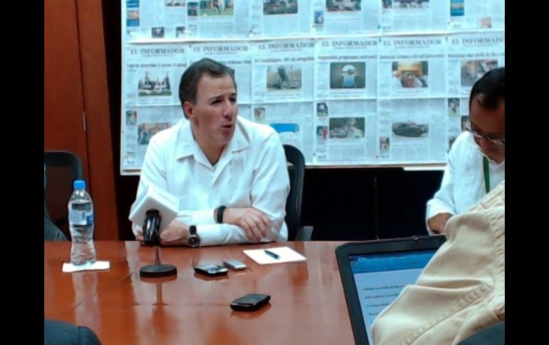 Meade conversó con periodistas de esta casa editorial. EL INFORMADOR /