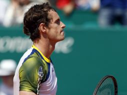 La primera sorpresa en Mónaco, la protagoniza Andy Murray. AFP /