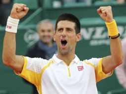 Djokovic cierra el partido en la primera bola de la que dispuso. EFE /