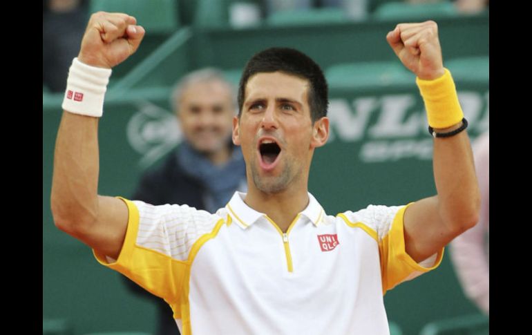 Djokovic cierra el partido en la primera bola de la que dispuso. EFE /