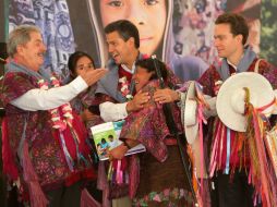 Enrique Peña Nieto presenta detalles de la Cruzada contra el Hambre en Chiapas. EFE /