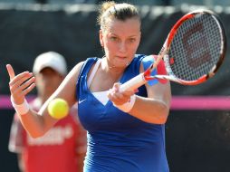 La rusa, Petra Kvitova (en la imagen), no pudo con la italiana. AFP /