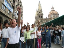 Los docentes señalan represión sindical, hostigamiento y vigilancia. ARCHIVO /