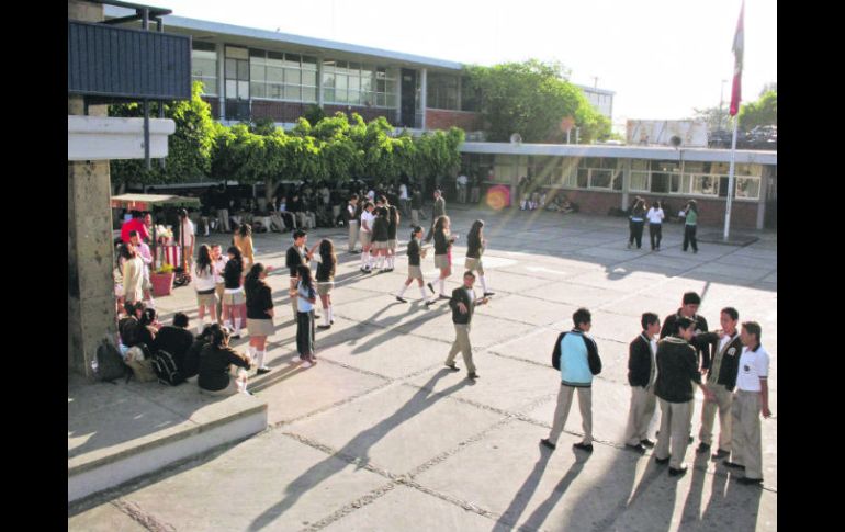 RECUERDOS. El patio de la Secundaria Técnica número 4. ESPECIAL /