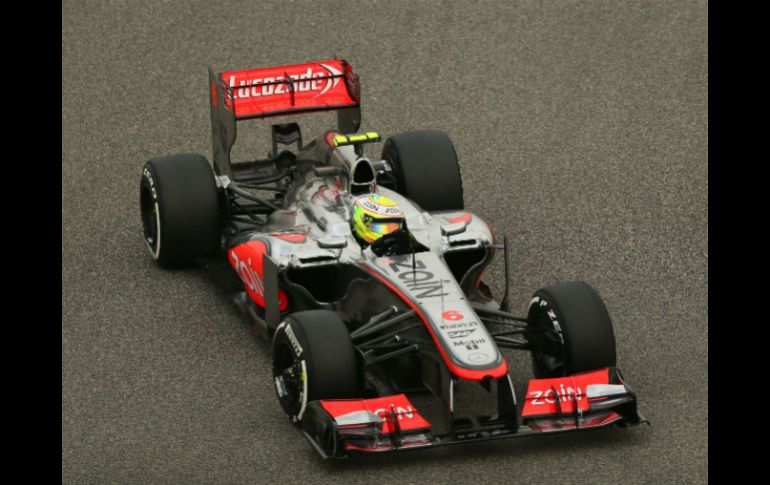 Sergio dio una gran demostración en el Gran Premio de Bahrein. AFP /