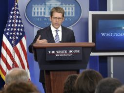 Jay Carney señala que legisladores del Congreso están de acuerdo en no detener el debate. AP /