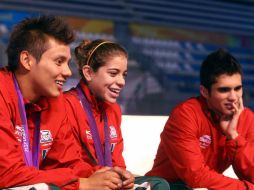 Alejandra Orozco gana el bronce en plataforma 10 metros, al igual que Iván García y Germán Orozco. MEXSPORT /