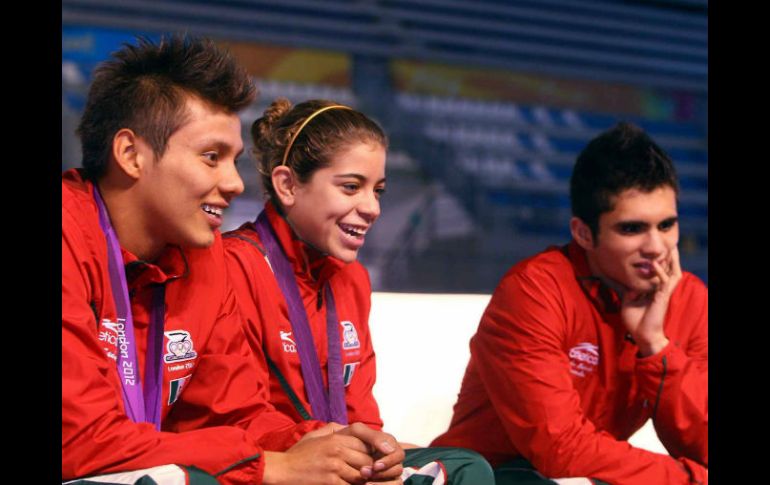 Alejandra Orozco gana el bronce en plataforma 10 metros, al igual que Iván García y Germán Orozco. MEXSPORT /