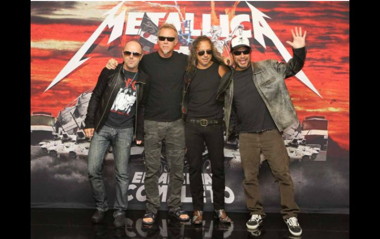 La película de que prepara el grupo Metallica se estrenará el próximo 27 de septiembre. ARCHIVO /