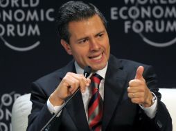 Enrique Peña Nieto participó en el Foro Económico Mundial para AL en Perú. NTX /