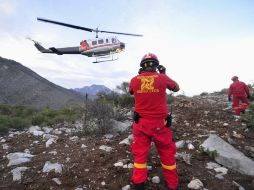 El terreno donde se registró el accidente aéreo se localiza en el municipio de Iturbide, Nuevo León. ARCHIVO /