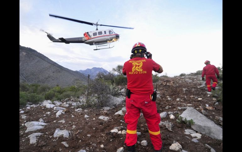 El terreno donde se registró el accidente aéreo se localiza en el municipio de Iturbide, Nuevo León. ARCHIVO /