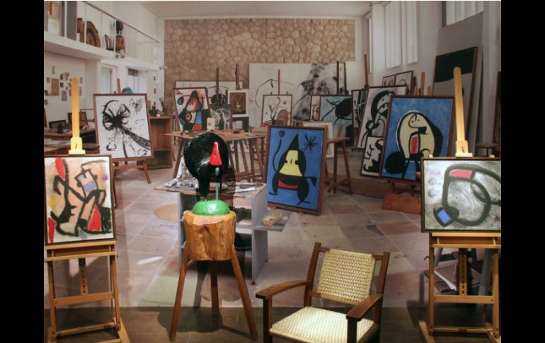 La exhibición ''Joan Miró: Iconografía''. EFE /