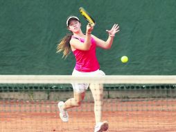 Paulina García es una de las participantes en el torneo que se disputa sobre las canchas de arcilla del Guadalajara Country Club. EL INFORMADOR /