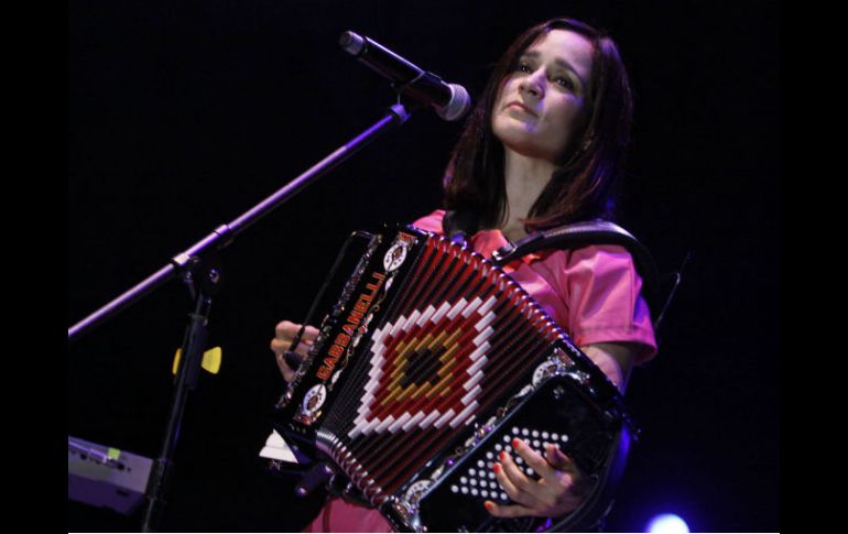 La cantautora se presenta en el Foro Artístico de Puebla. NTX /