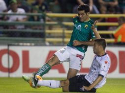 Acción del partido entre el Léon y Atlante dentro de la jornada 16 del Clausura 2013. MEXSPORT /