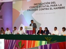 Previo a la integración de los comités, la Sedesol visita las entidades. NTX /