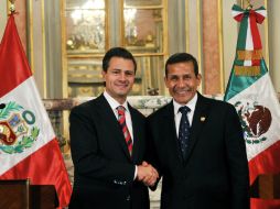 El Presidente Peña Nieto se reunió con Humala para comprometerse con la Alianza del Pacífico. ARCHIVO /