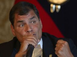 Rafael Correa recalcó que el sistema electoral venezolano ''es uno de los mejores del mundo''. ARCHIVO /