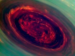 El huracán en Saturno se encuentra estático, pues depende del vapor de agua para su rotación. AP /