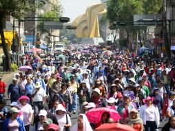 Los maestros han realizado marchas en la entidad y otras partes de la República pidiendo que se modifique la reforma educativa. ARCHIVO /