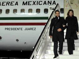 El avión presidencial Presidente Juárez, un Boeing 737-225300, tiene un uso emblemático del jefe del Estado mexicano. ARCHIVO /