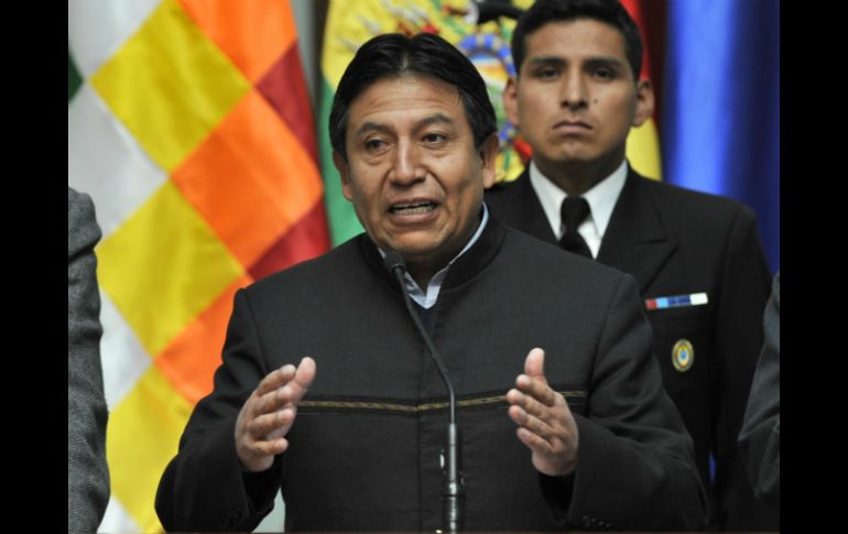 David Choquehuanca, canciller boliviano. AFP /