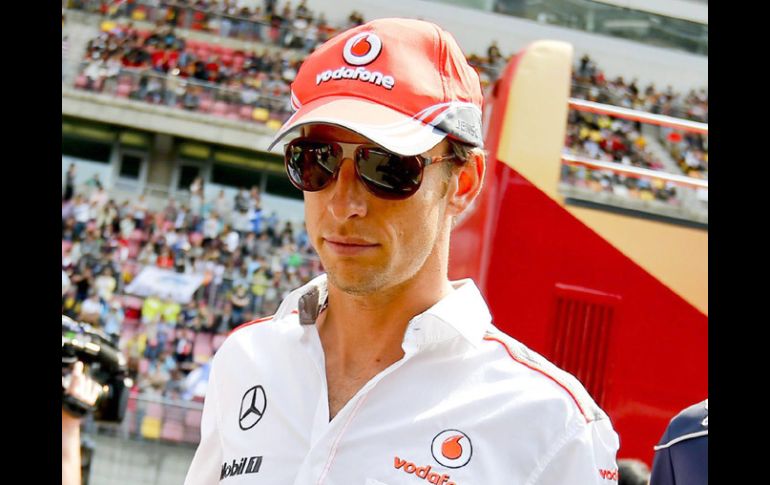 Jenson Button asegura que todo se resolverá entre 'Checo' y él. AFP /