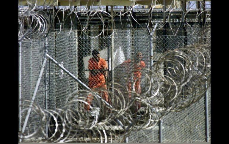 Cien de los 166 presos recluidos en Guantánamo están en huelga de hambre como parte de una protesta que comienza hace tres meses. EFE /