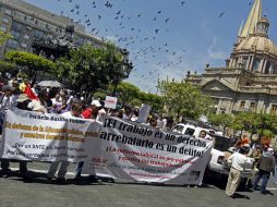 Planean llegar a Plaza de Armas a las 09:45 horas. ARCHIVO /