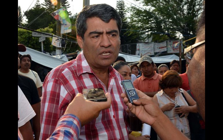 Minervino Morán durante una conferencia de prensa. ARCHIVO /