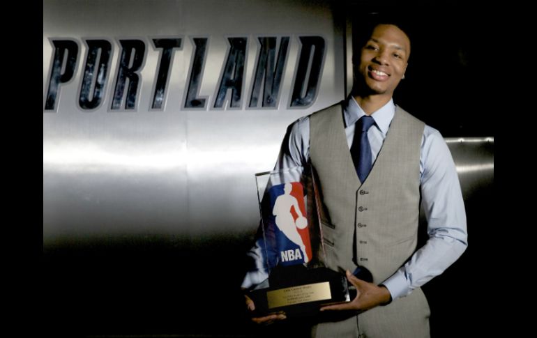 Lillard logró 605 puntos en la votación, superando al ala-pívot Anthony Davis. AP /