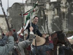 Kuno Becker, en el papel del general Ignacio Zaragoza, durante una escena de ''Cinco de mayo: la batalla''. EFE /