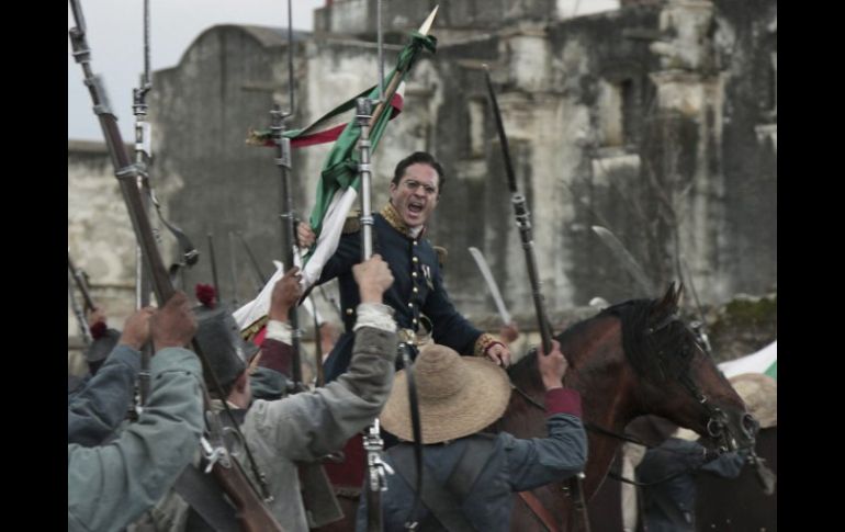 Kuno Becker, en el papel del general Ignacio Zaragoza, durante una escena de ''Cinco de mayo: la batalla''. EFE /