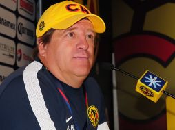 Miguel Herrera no le teme a quedar líder del torneo. MEXSPORT /