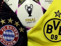 Las playeras de los dos equipos que disputarán la final de la Champions League. AFP /