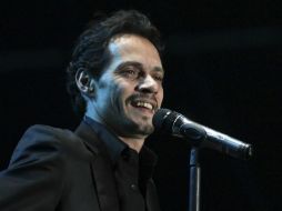 Marc Anthony compartió en Twitter su emoción por dar su discurso. ARCHIVO /