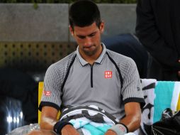 Novak Djokovic asegura que no tuvo la preparación adecuada para el partido. AFP /