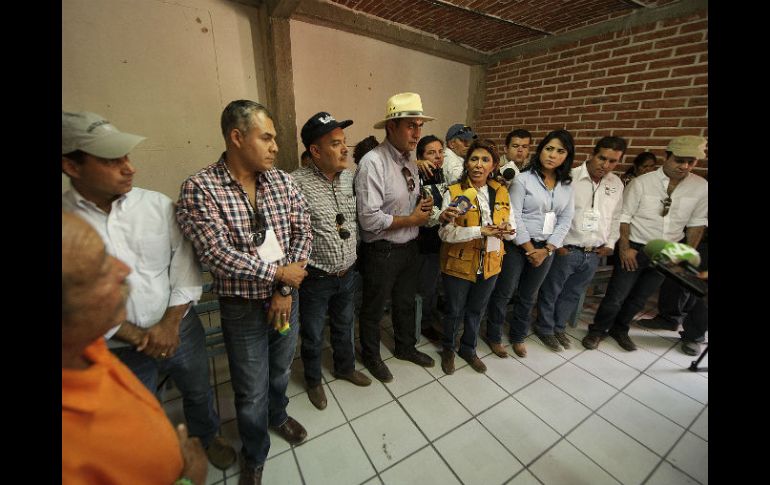 La visita del Poder Legislativo a la Presa El Zapotillo y al poblado de Temacapulín desató exigencias de la comunidad.  /