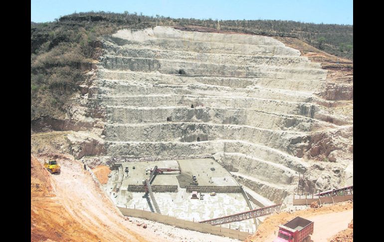 El Zapotillo. La nueva presa podría comenzar a recibir agua en marzo próximo; dependerá de las lluvias lo que tarde en llenarse. EL INFORMADOR /