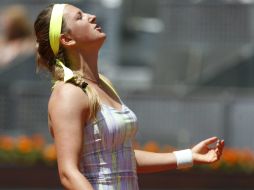 Le toma menos de dos horas a Victoria Azarenka decir adiós al Masters. EFE /